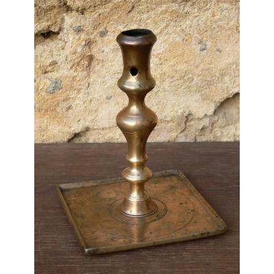 Candlestick XVII 17th Century Bronze