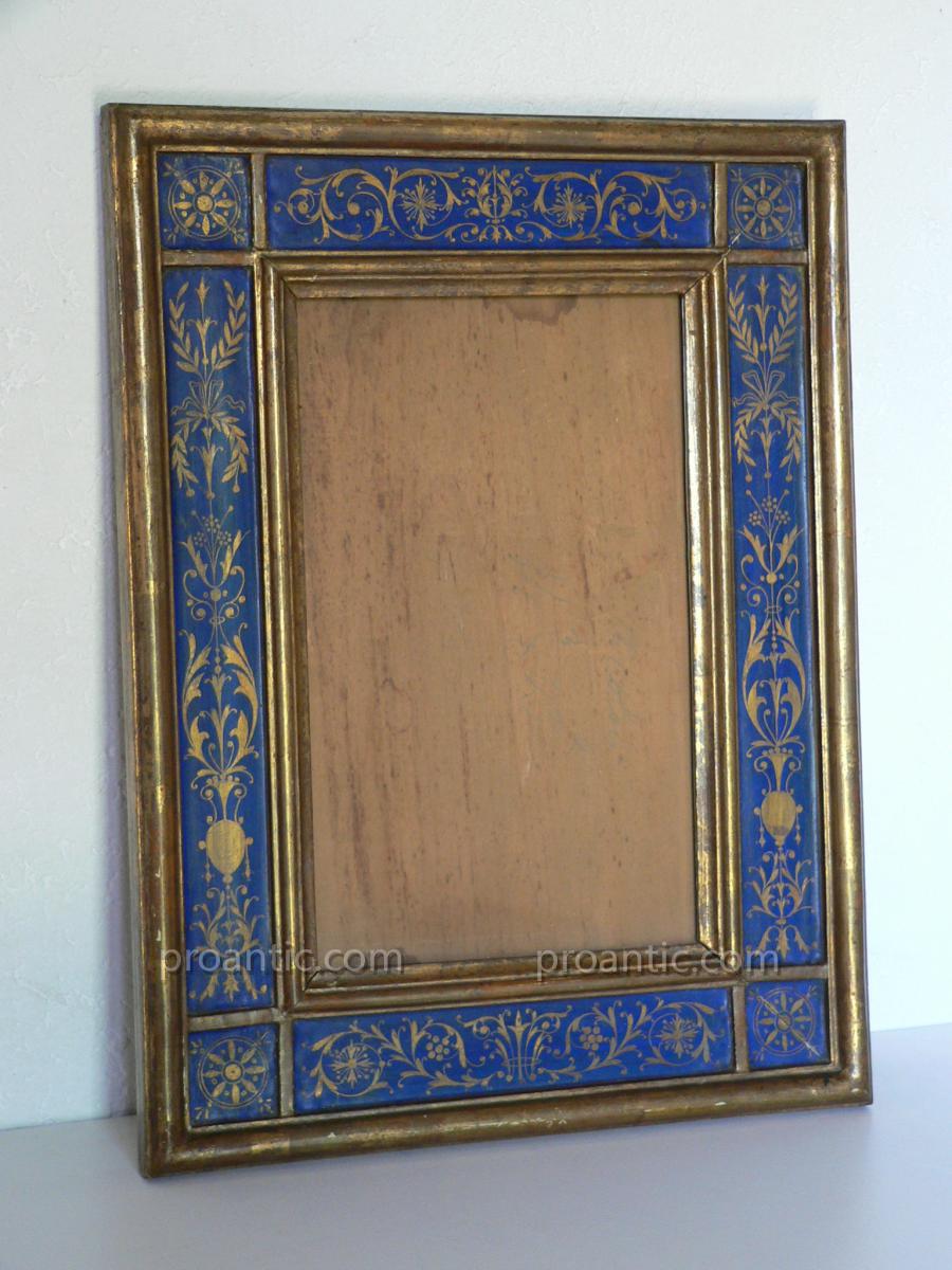 Wooden Frame Painted XIX Italian Renaissance Spirit 19th