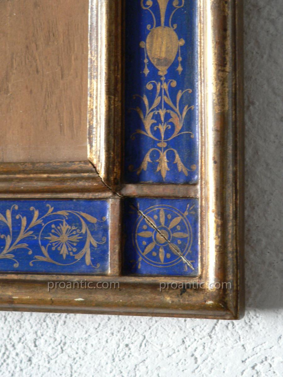 Wooden Frame Painted XIX Italian Renaissance Spirit 19th-photo-1