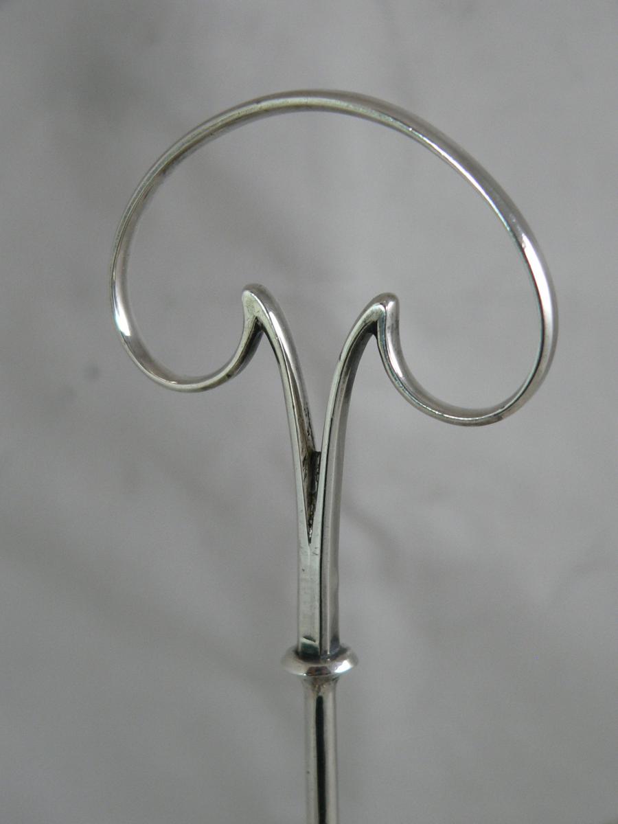 Vinegar Cruet Sterling Silver XVIII Executive Shuttle 577gr-photo-5