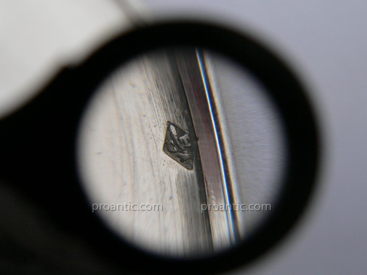 Bordeaux Oenology Tastevin In Sterling Silver Nineteenth 19th-photo-1