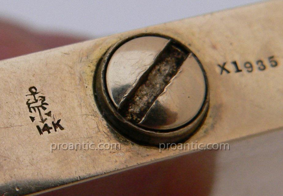 Petrol Lighter Automatic Richard Kohn Gold 14k Gorham-photo-3