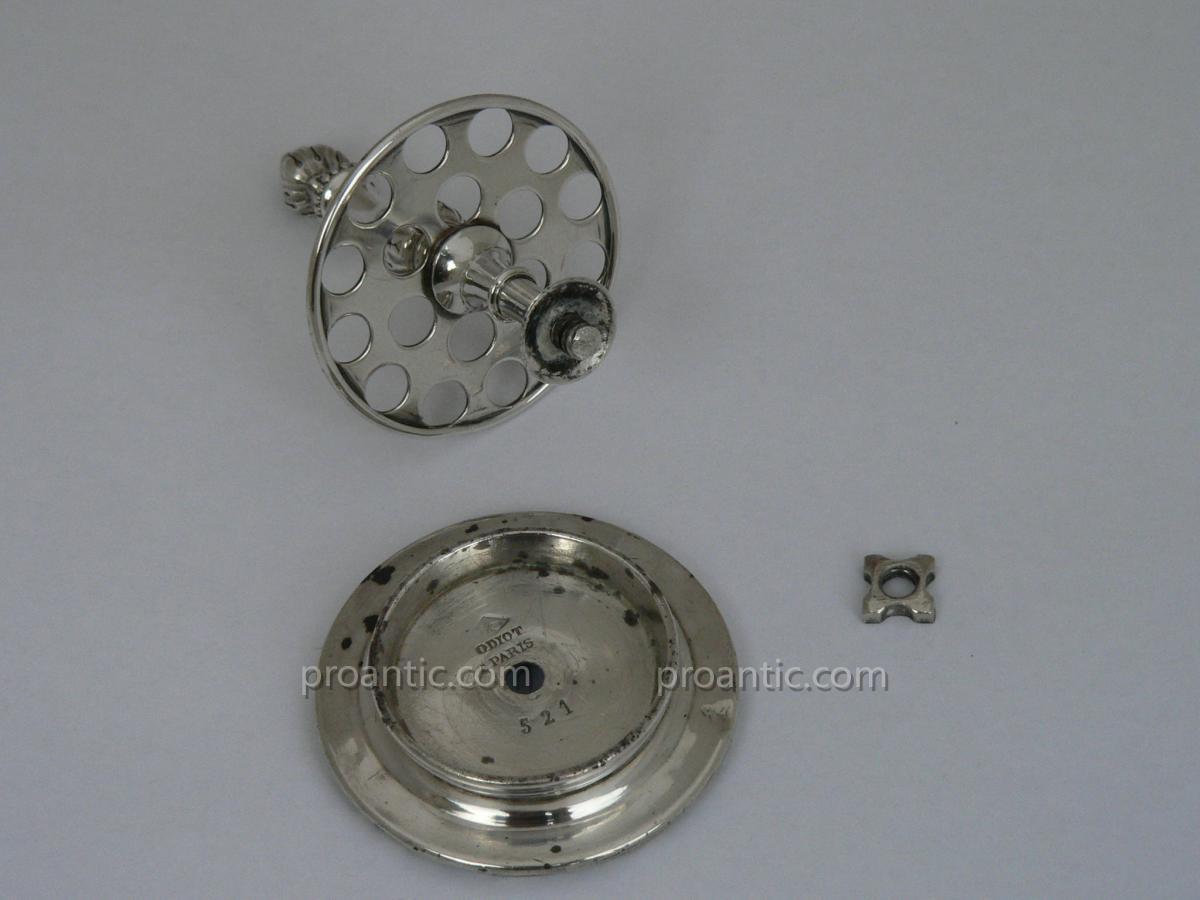 Pair Door Cure Tooth Nineteenth Silver Massif From The Goldsmith Odiot-photo-3