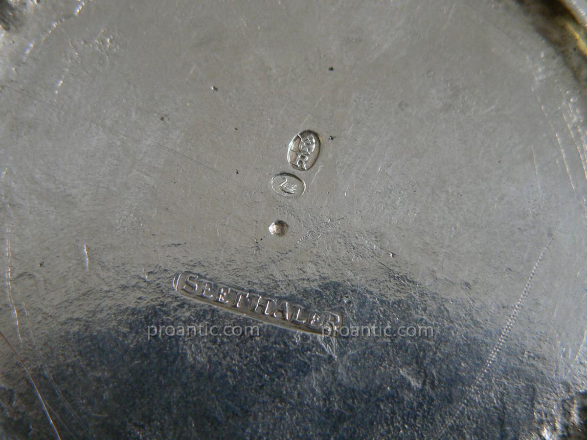 Tasse Gobelet/timbale En Argent Et Vermeil Augsburg 1806-photo-3