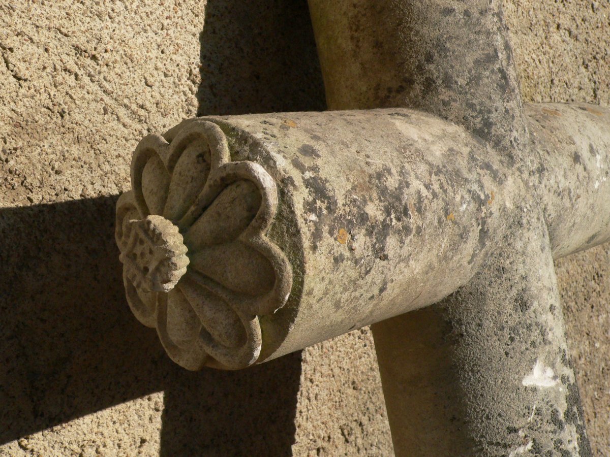 18th Louis XVI Carved Stone Cross Element Chapel / Calvary-photo-3