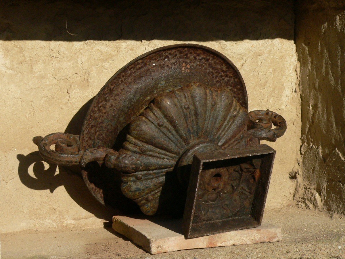 Vase De Jardin Medicis En Fonte Fin XIXe Siècle-photo-2