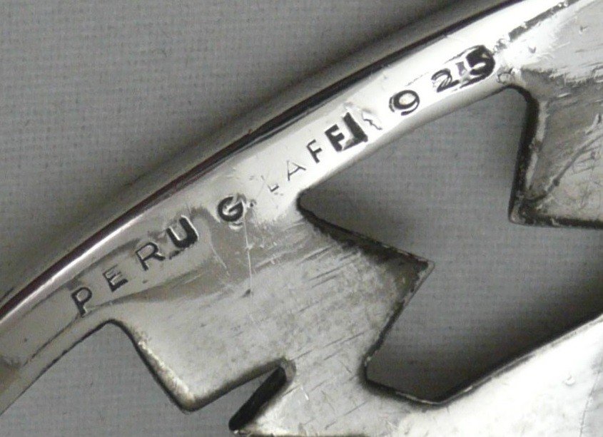 Important Bracelet By The Artist Graziella Laffi In Solid Silver Circa 1970-photo-3