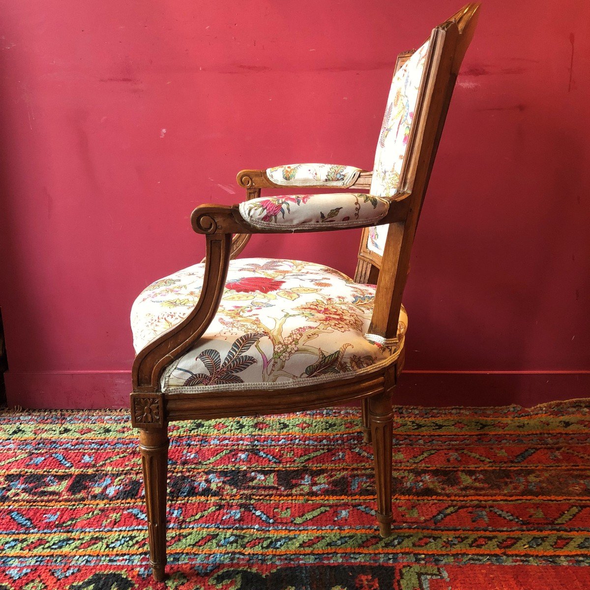 Stamped Jean, Pair Of Cabriolet, Louis XVI Period-photo-4