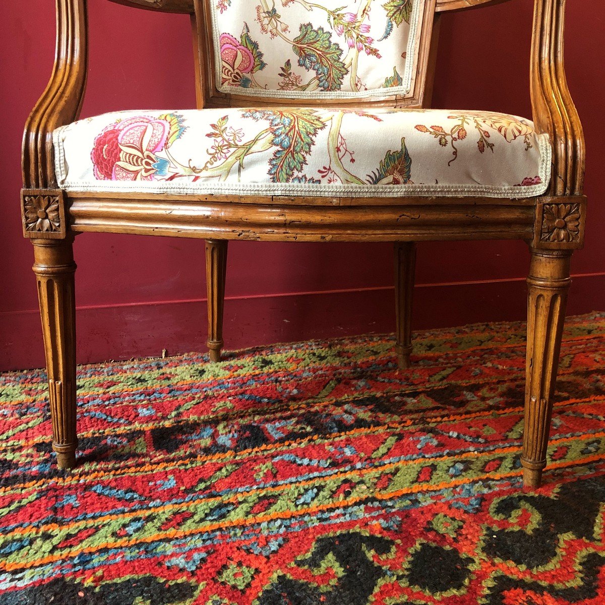Stamped Jean, Pair Of Cabriolet, Louis XVI Period-photo-3