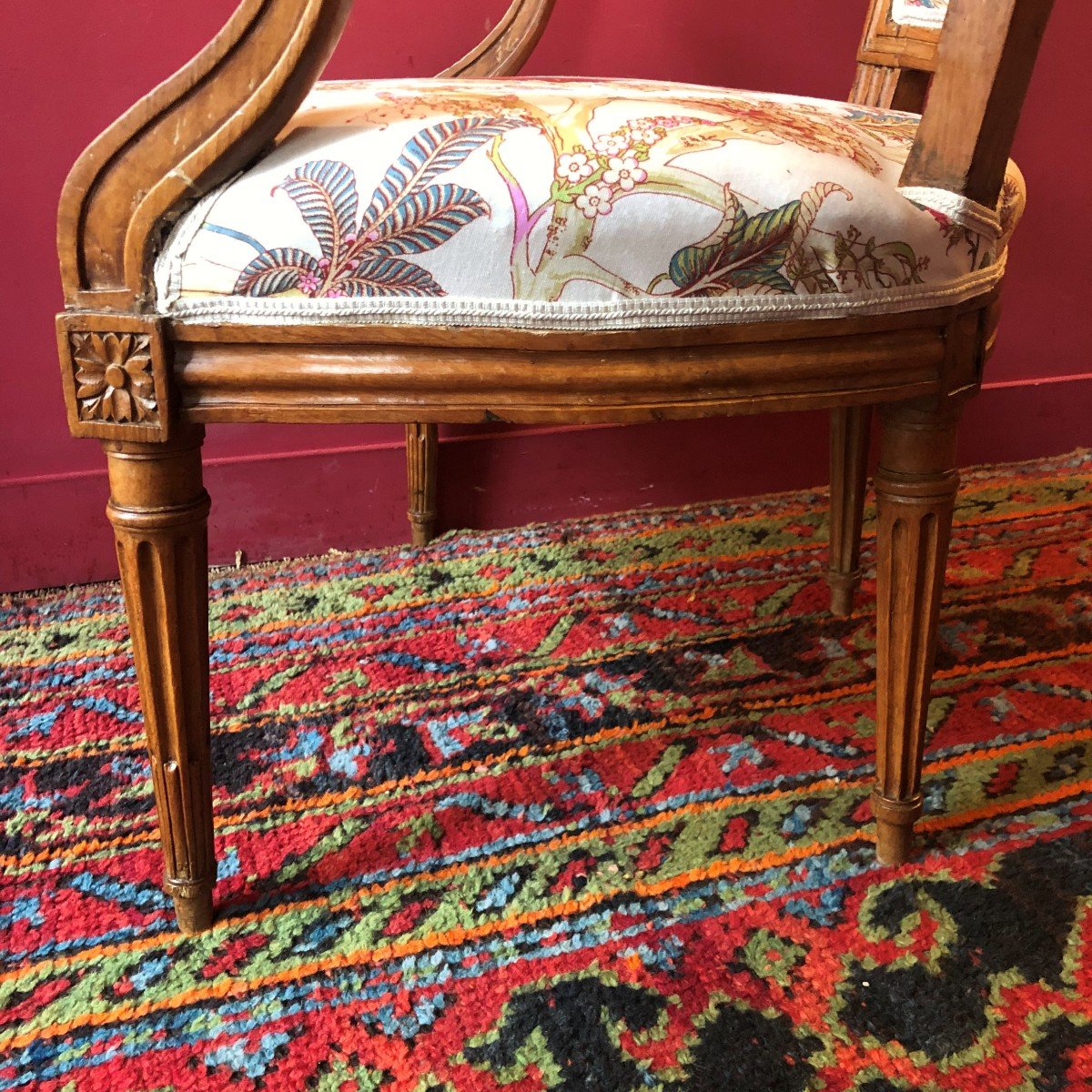 Stamped Jean, Pair Of Cabriolet, Louis XVI Period-photo-5