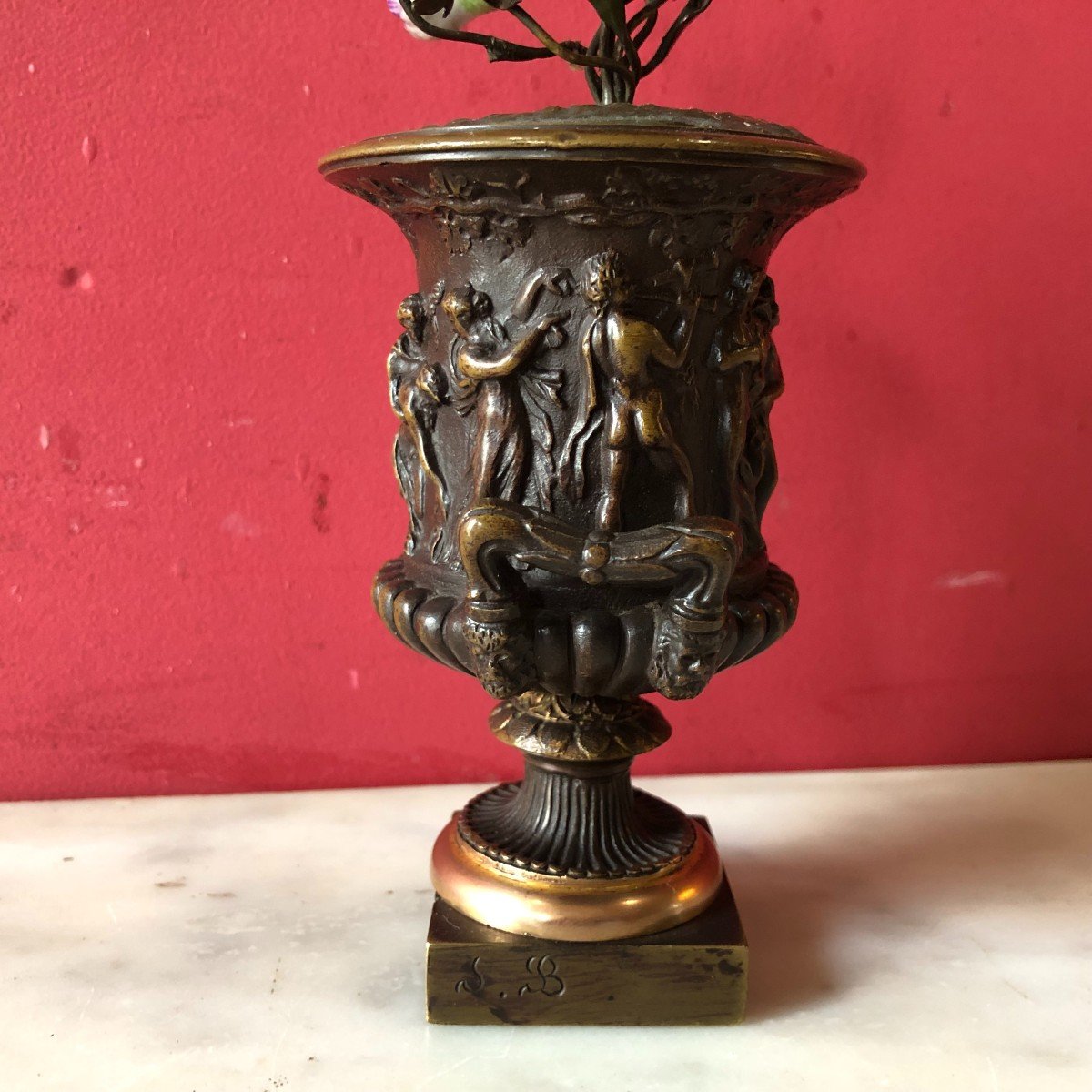 Medici Flower Vase, 19th Century-photo-4