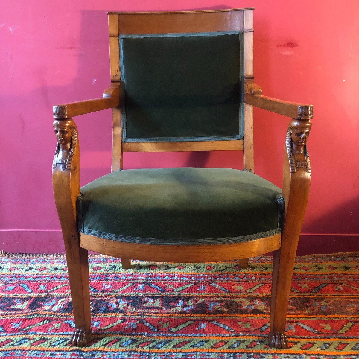 Stamped Parmantier, Return From Egypt Armchair, Consulat Period-photo-2