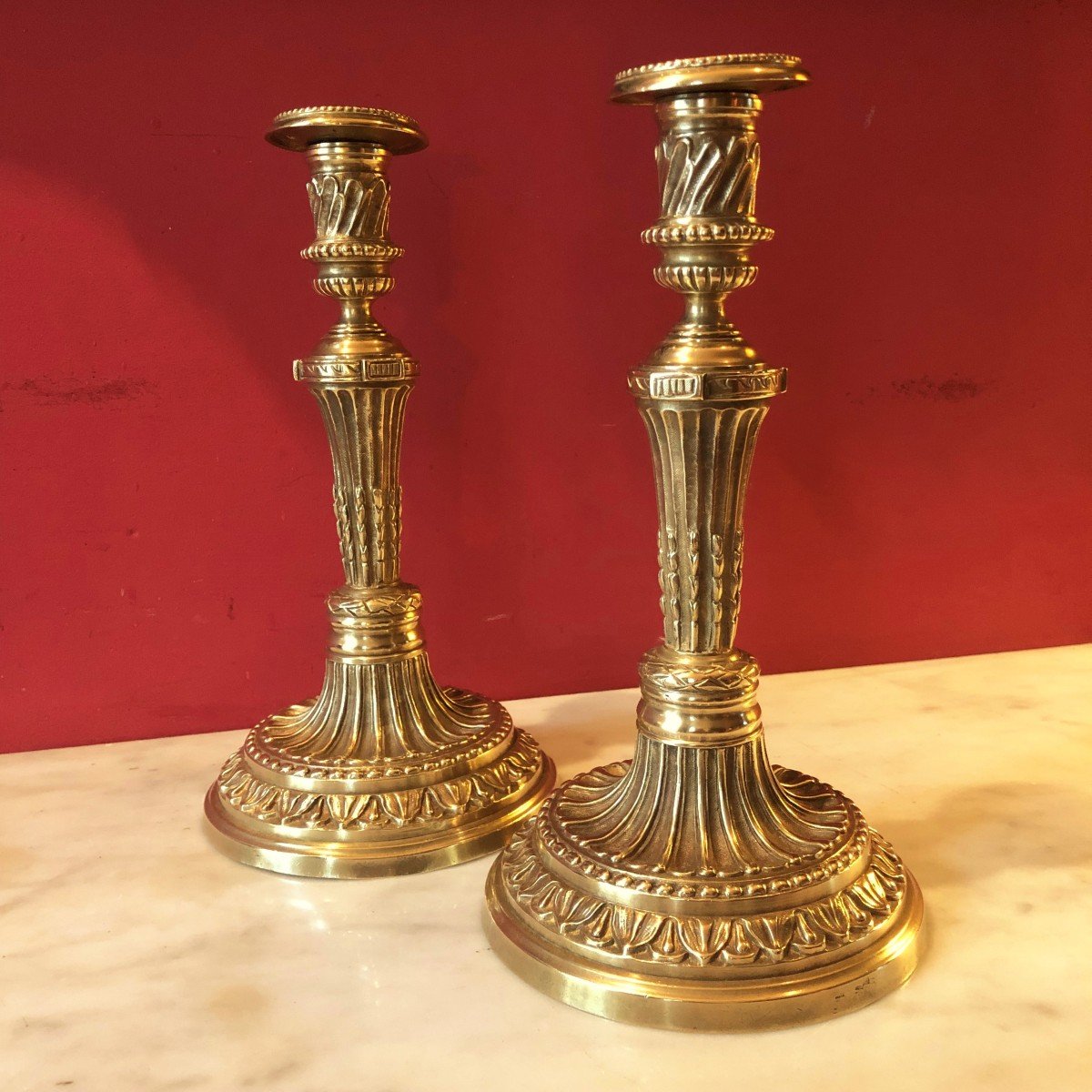 Pair Of Candlesticks, Louis XVI Period