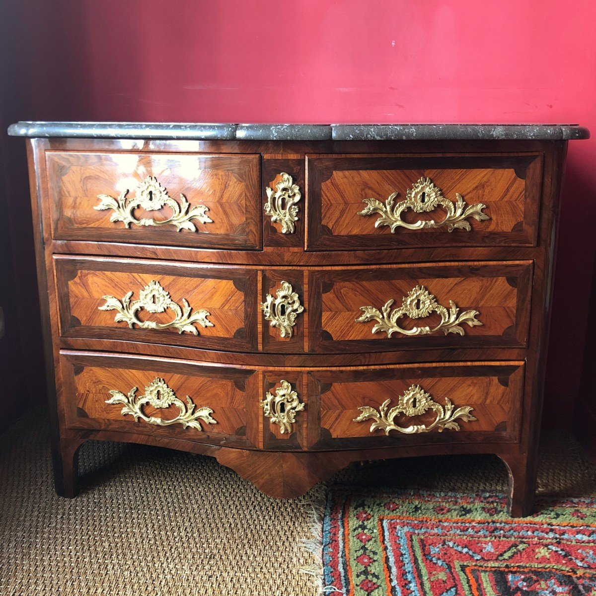 Estampillée Popsel, Commode époque Louis XV-photo-2