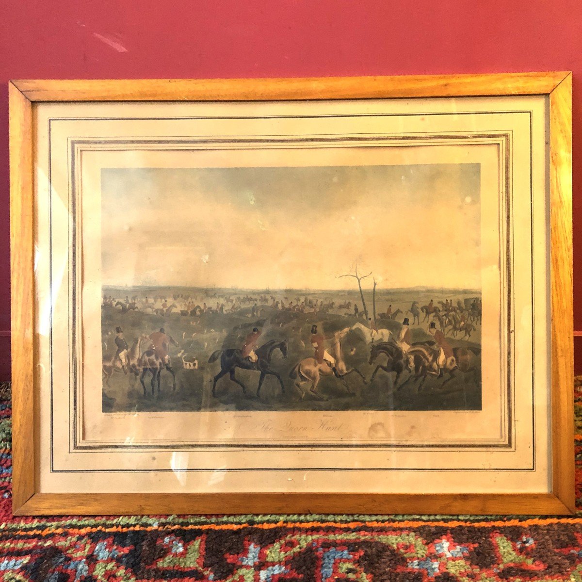 Scènes De Chasse à Courre d'après Alken , XIXème Siècle-photo-2