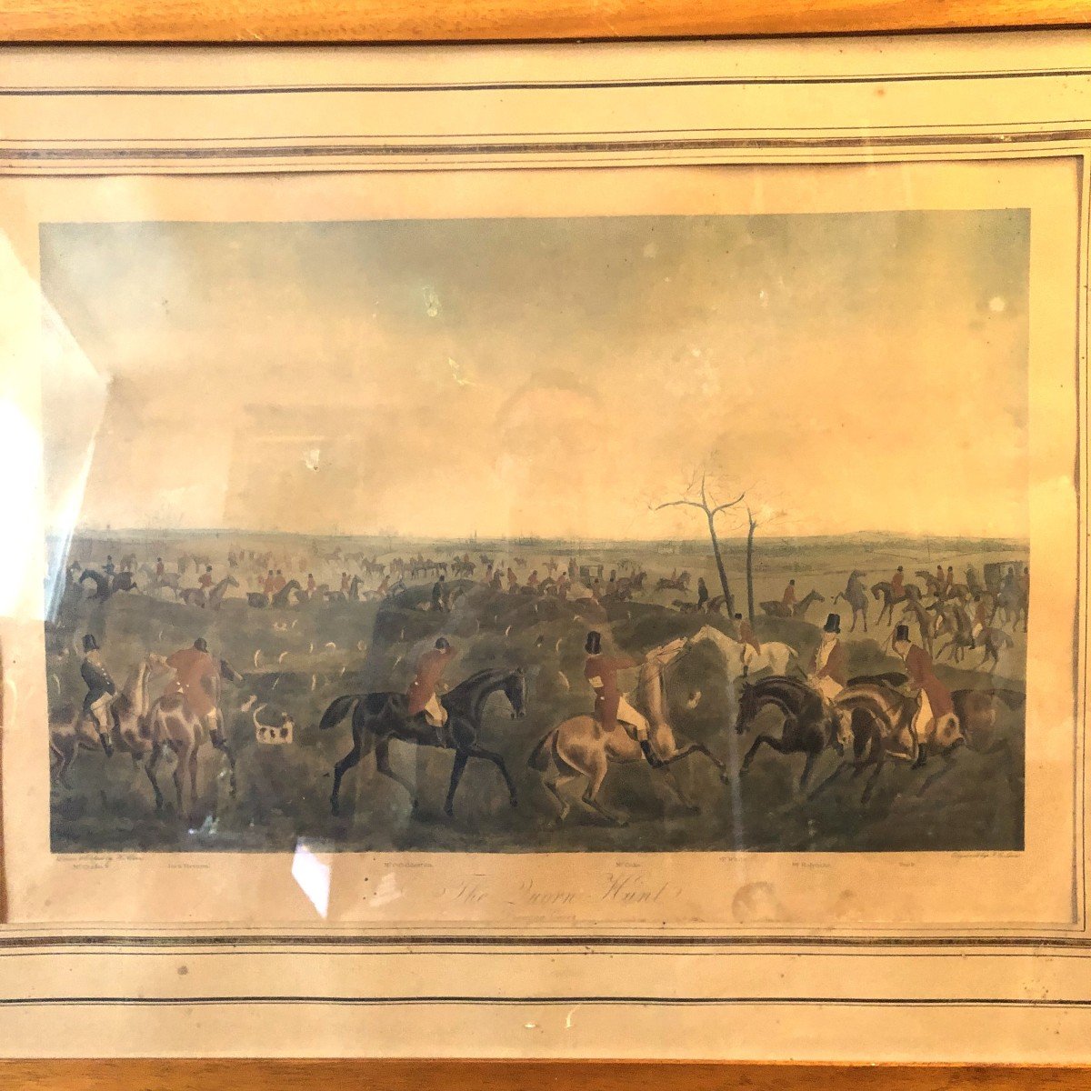 Scènes De Chasse à Courre d'après Alken , XIXème Siècle-photo-3