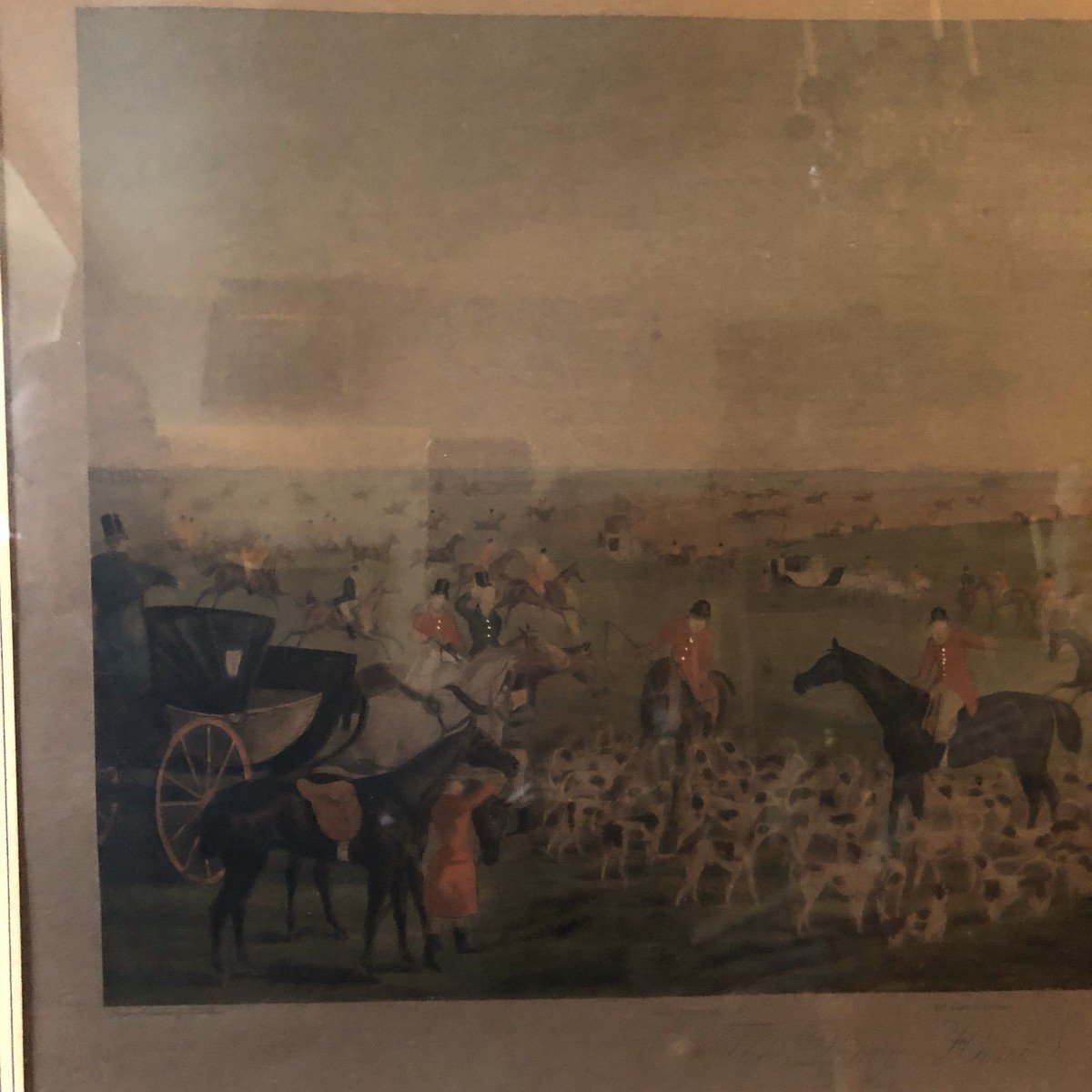 Scènes De Chasse à Courre d'après Alken , XIXème Siècle-photo-5