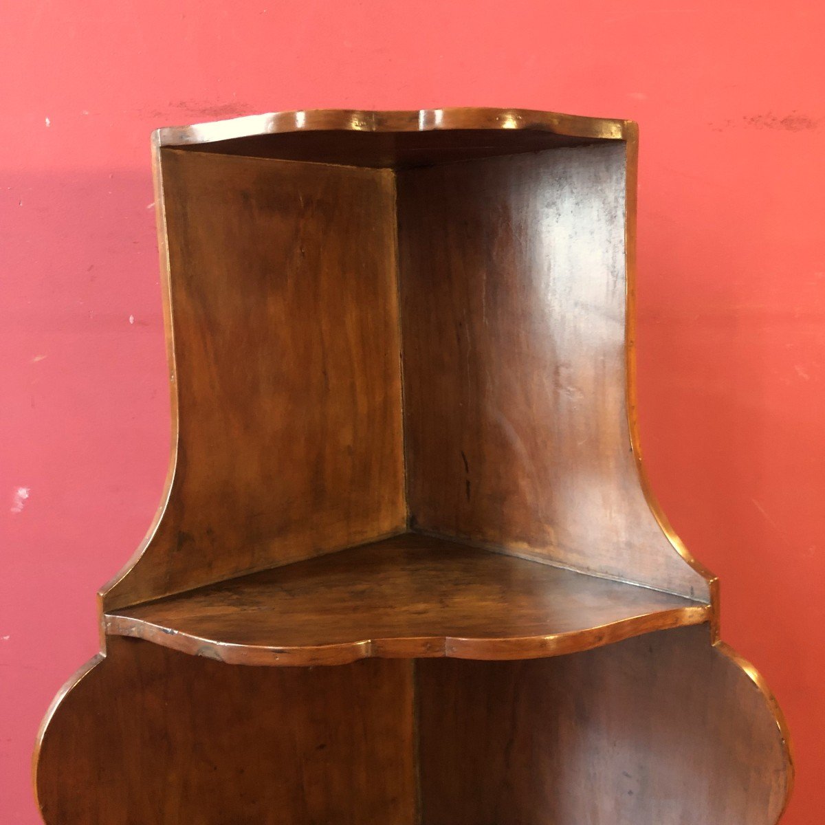 Rare Crossbow Hanging Corner Cabinet, Louis XV Period-photo-1