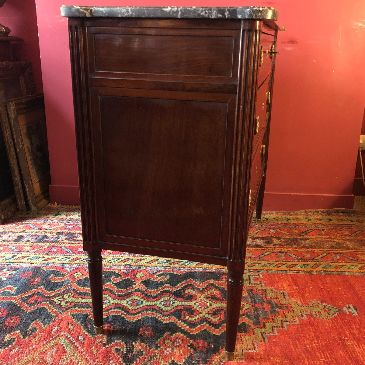 C. Mauter, Petite Commode époque Louis XVI-photo-2