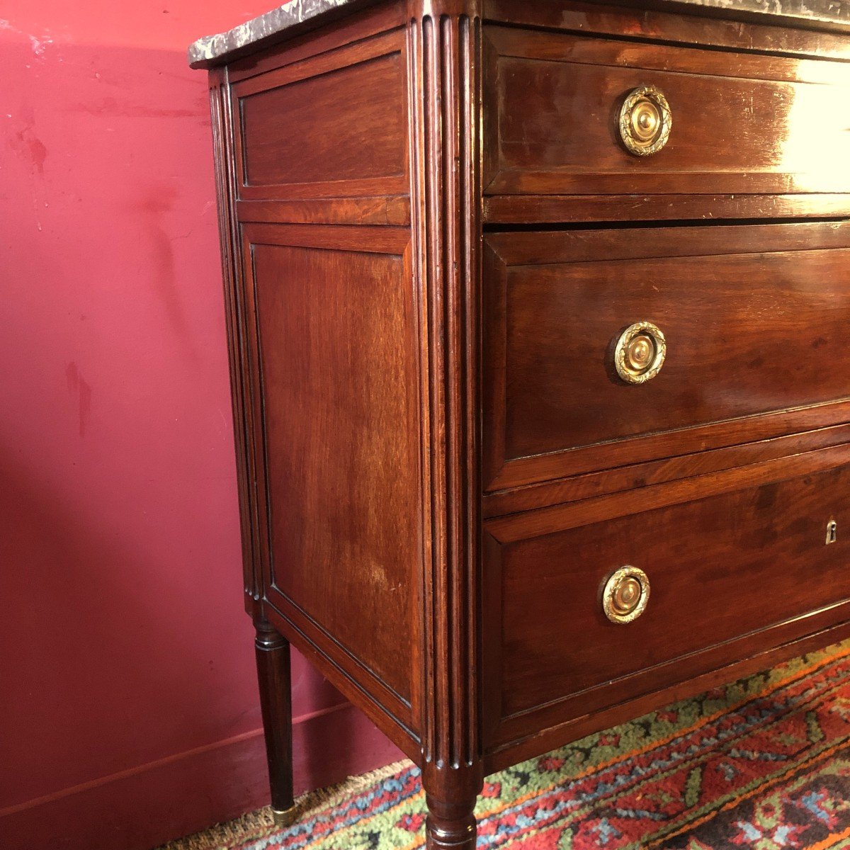 C. Mauter, Petite Commode époque Louis XVI-photo-5