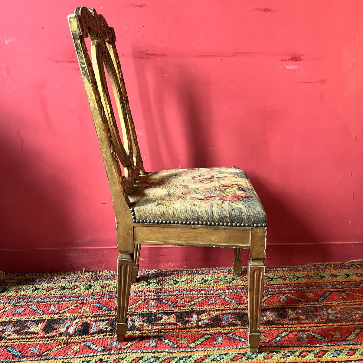 Pair Of Chairs, Venice, Late 18th Century-photo-1