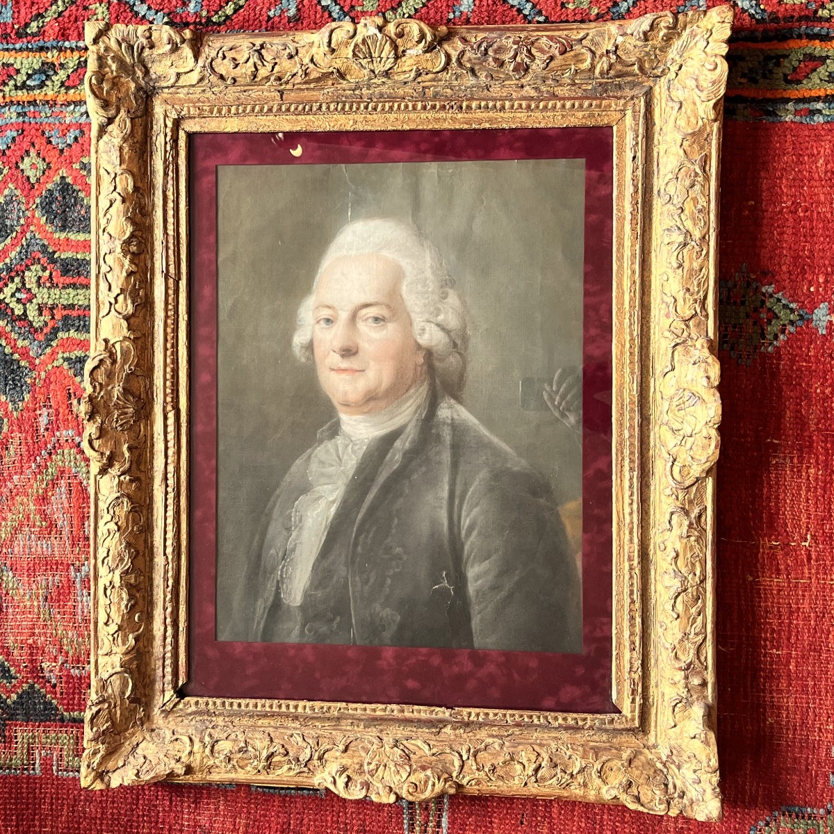 Homme De Qualité, Pastel époque Louis XVI