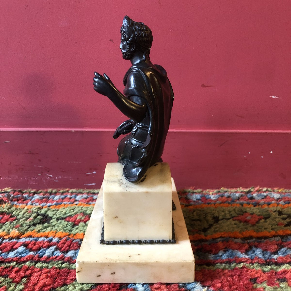 Empereur romain, bronze, XIXème siècle-photo-3