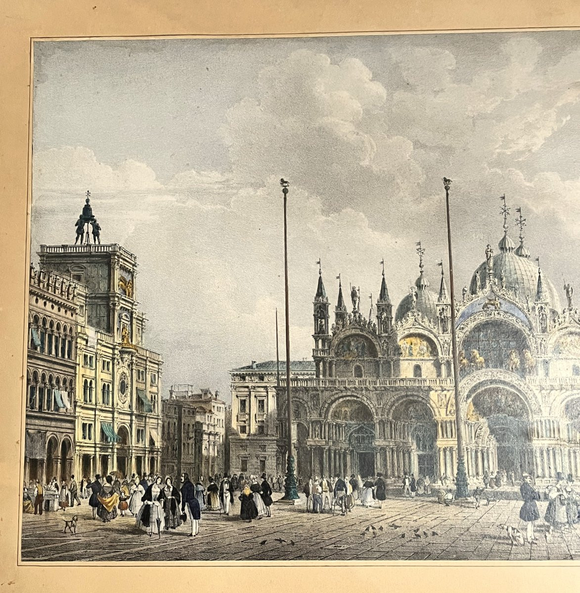 Venise, paire de gravures milieu XIXème siècle-photo-4