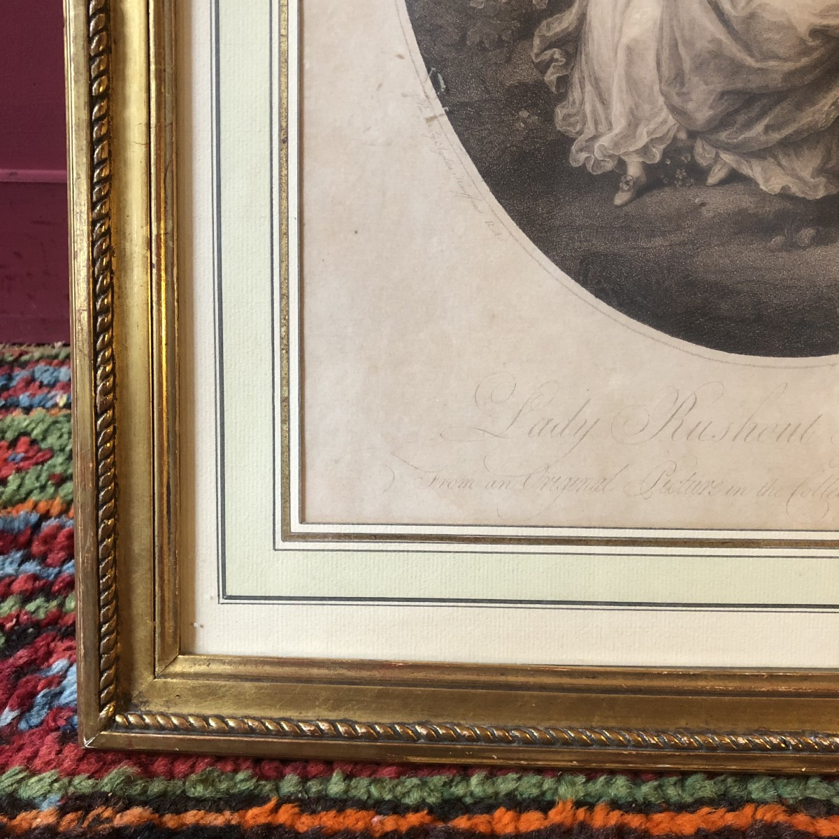 Portrait Of Lady Rushout, 19th Century-photo-1