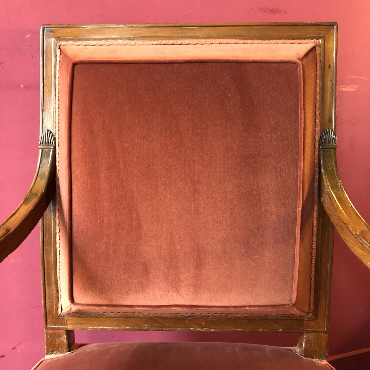 G. Jacob, Rare Paire de Fauteuils en Acajou, époque Directoire-photo-2