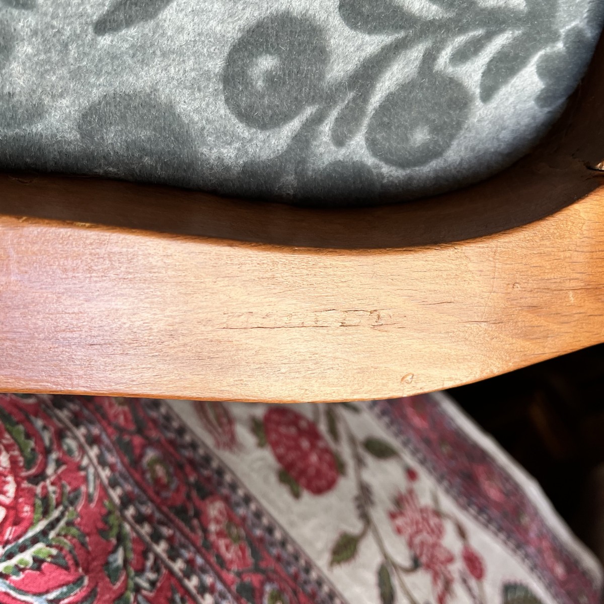 Estampillé Malbet, fauteuil à la reine, époque Louis XV-photo-7