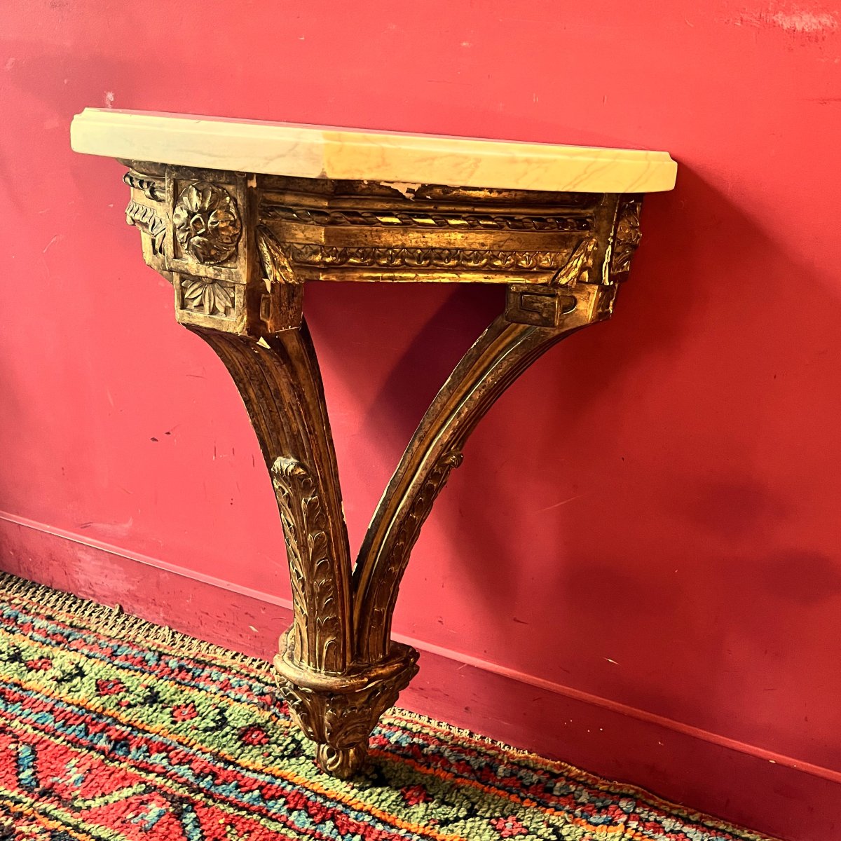 Console à suspendre, époque Louis XVI-photo-4
