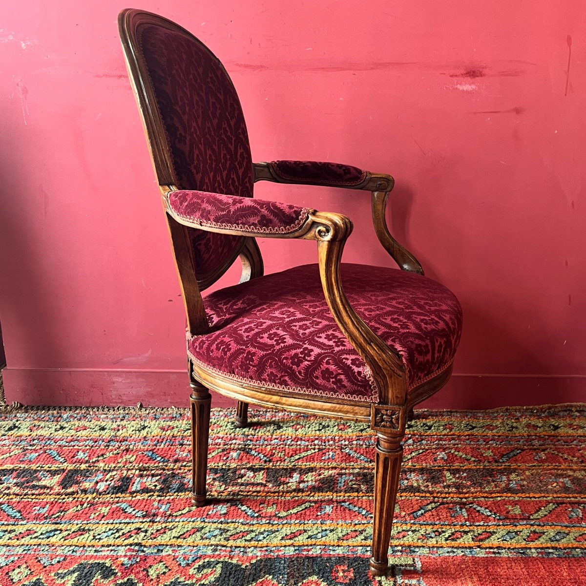 Armchair, Early Louis XVI Period-photo-4