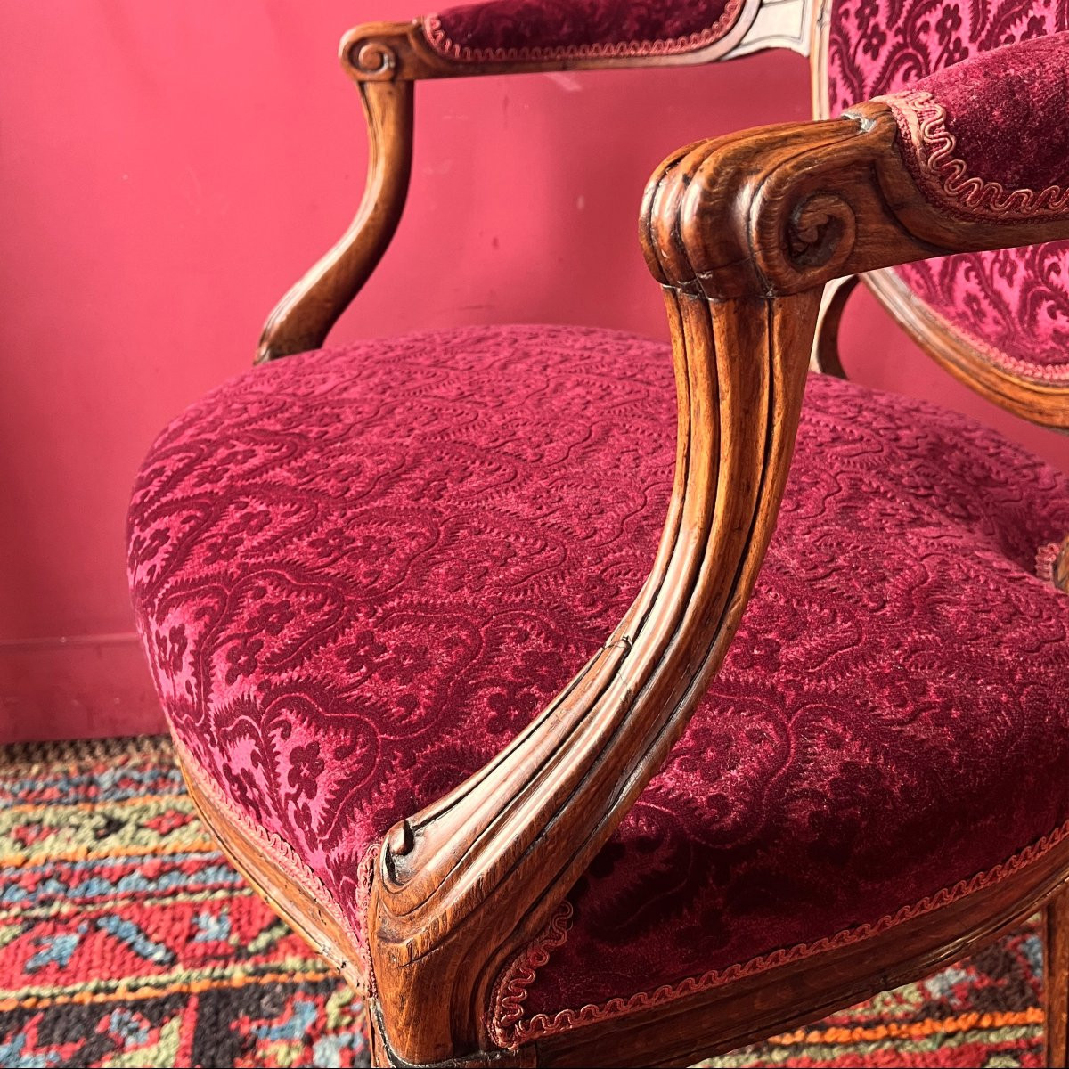 Armchair, Early Louis XVI Period-photo-3
