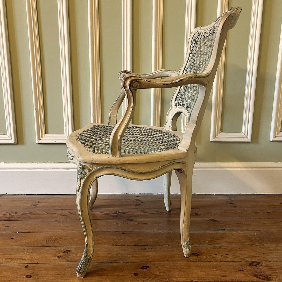 Painted Convertible, Louis XV Period-photo-3