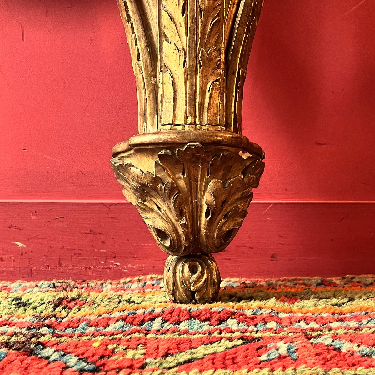 Rare Small Hanging Console, Louis XVI Period-photo-4