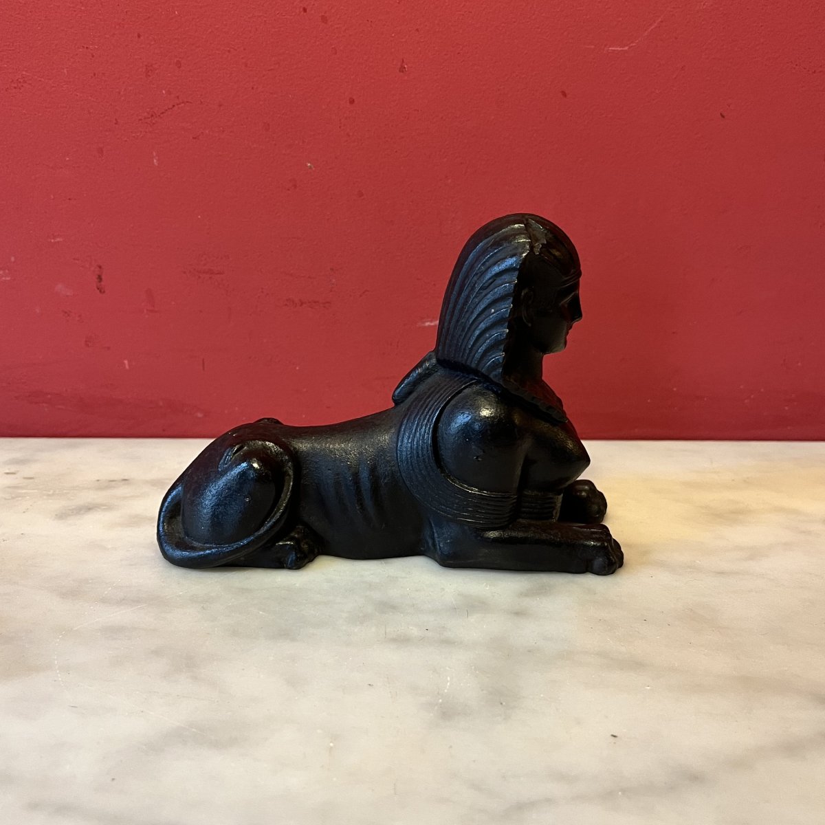 Pair Of Sphinxes, 19th Century-photo-3