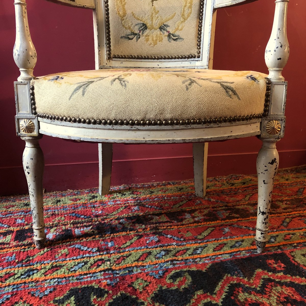 Paire de fauteuils, époque Directoire-photo-5