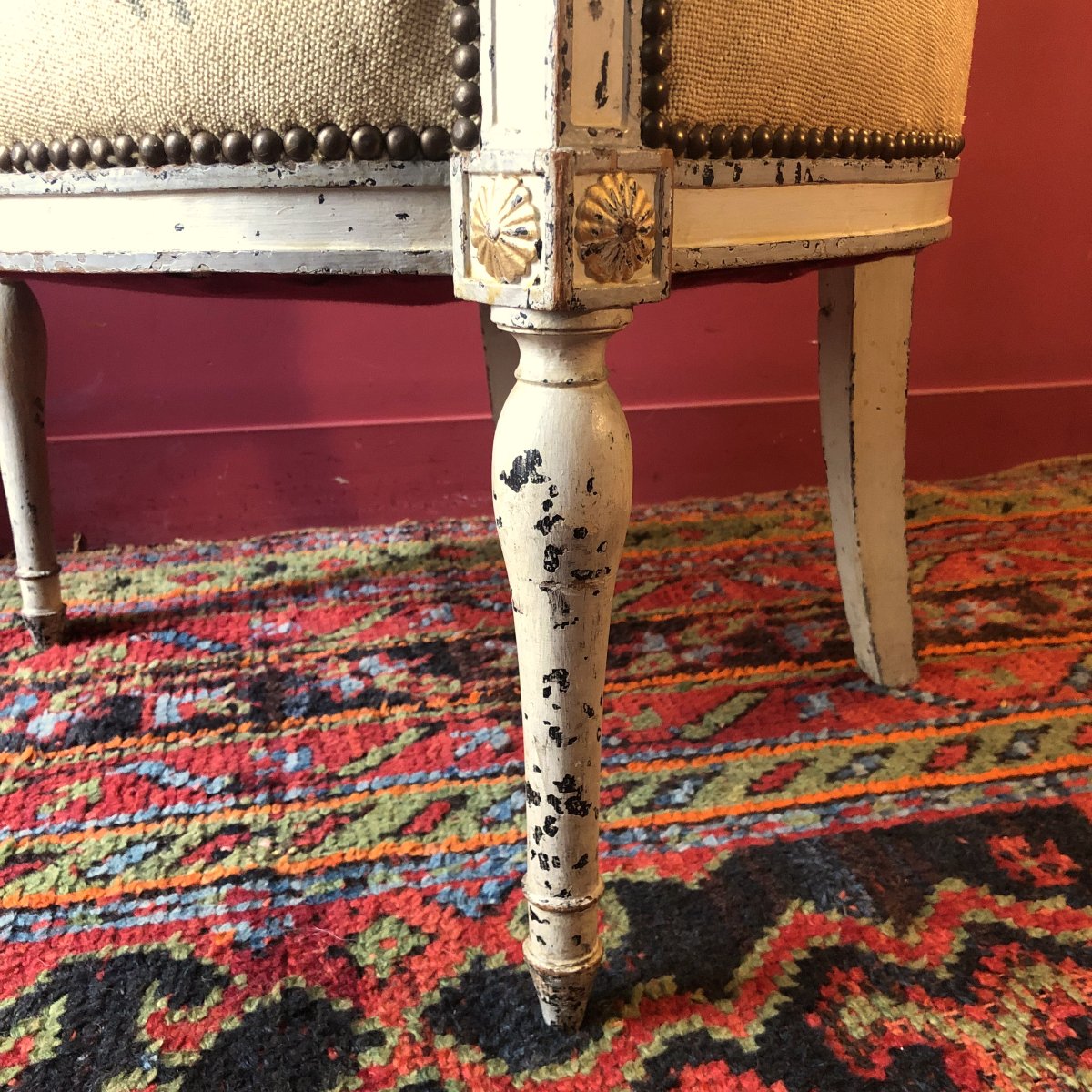 Paire de fauteuils, époque Directoire-photo-6