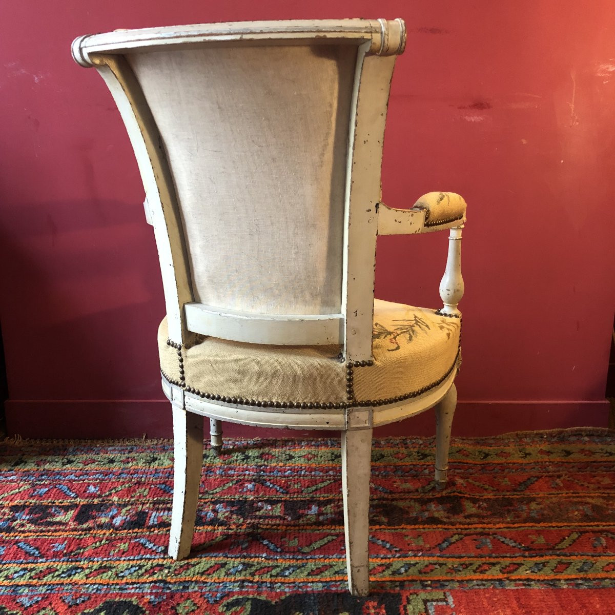 Paire de fauteuils, époque Directoire-photo-8