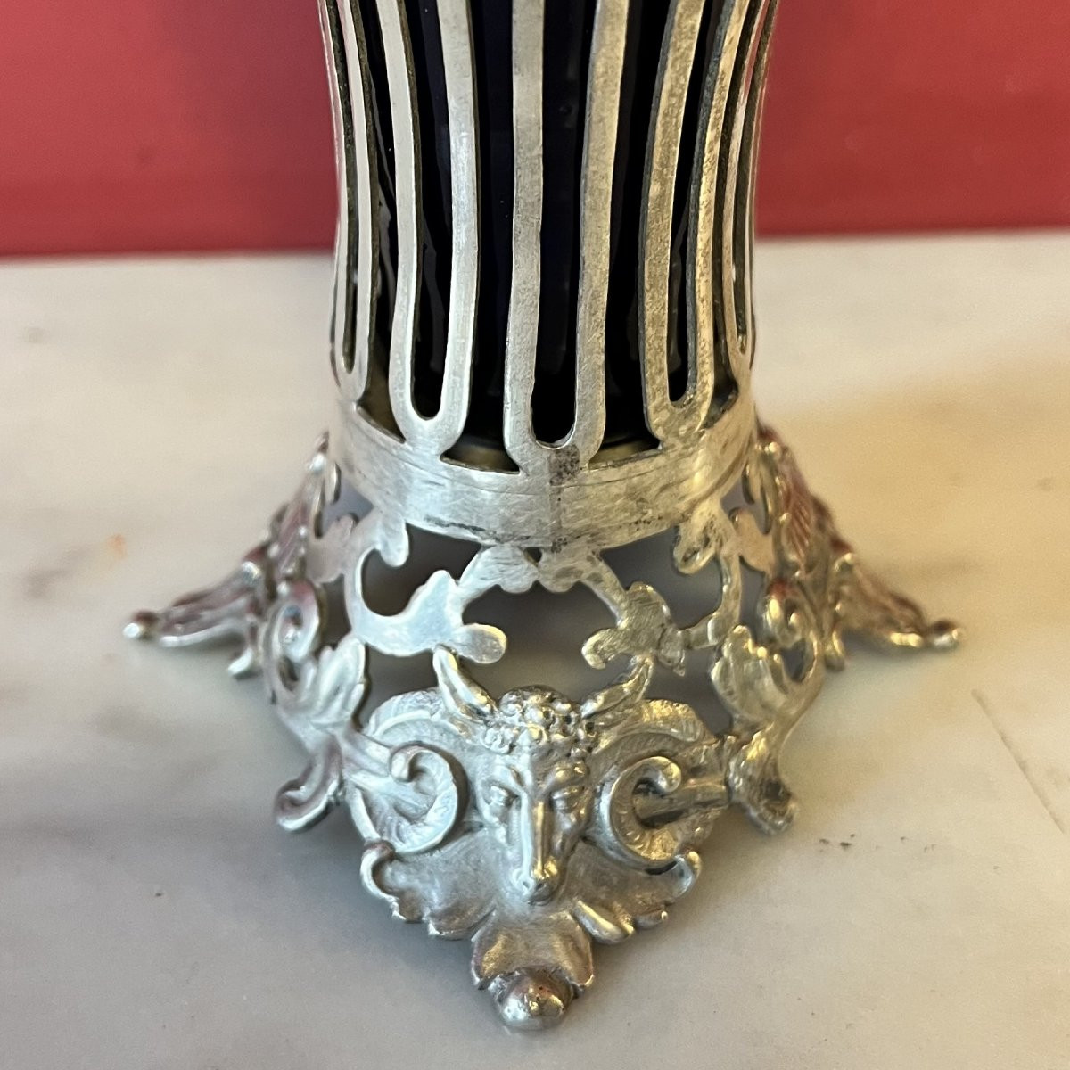Pair Of Silver Vases, Circa 1900-photo-4