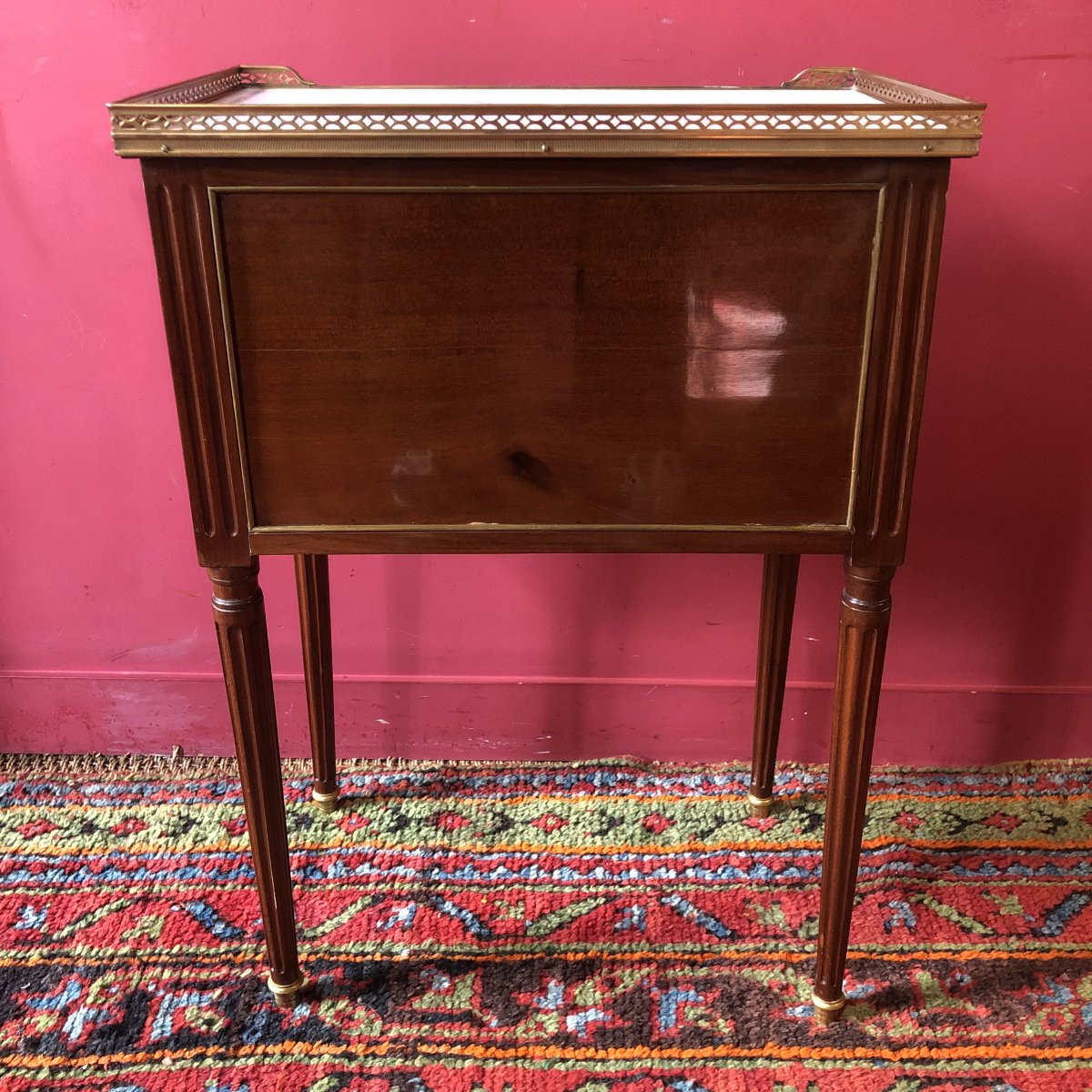 Louis XVI Period Stamped  Coffee Table-photo-1