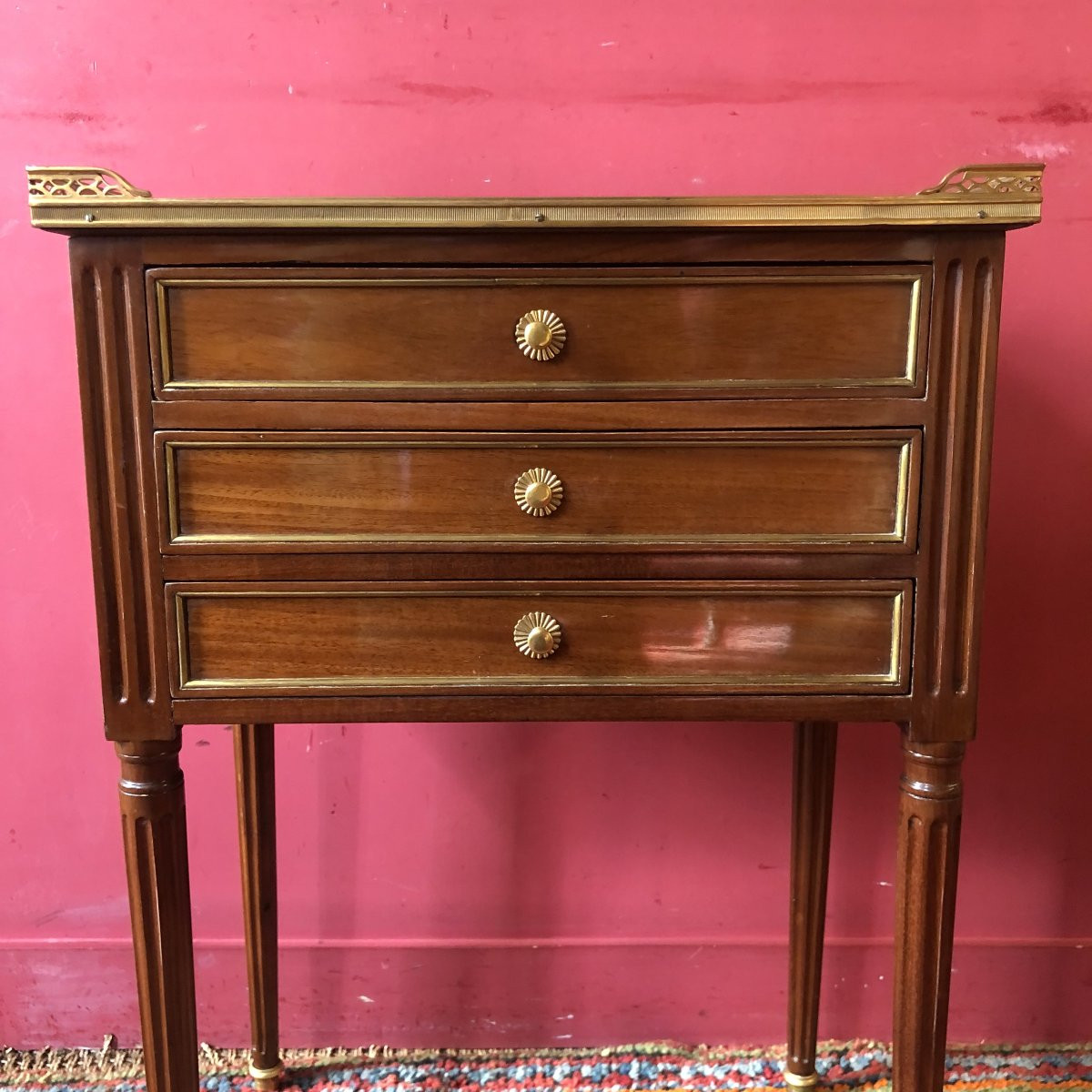 Louis XVI Period Stamped  Coffee Table-photo-4
