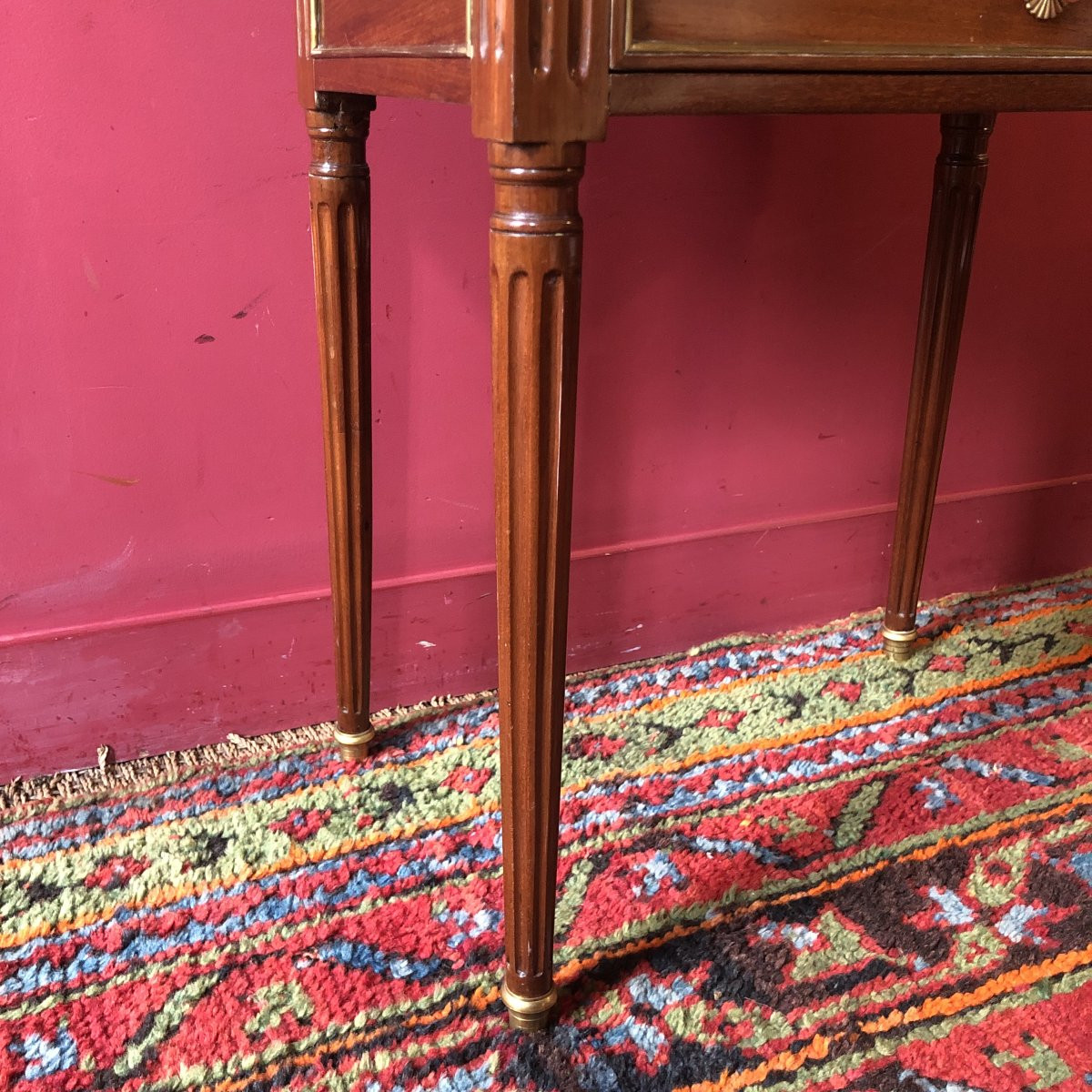 Louis XVI Period Stamped  Coffee Table-photo-7