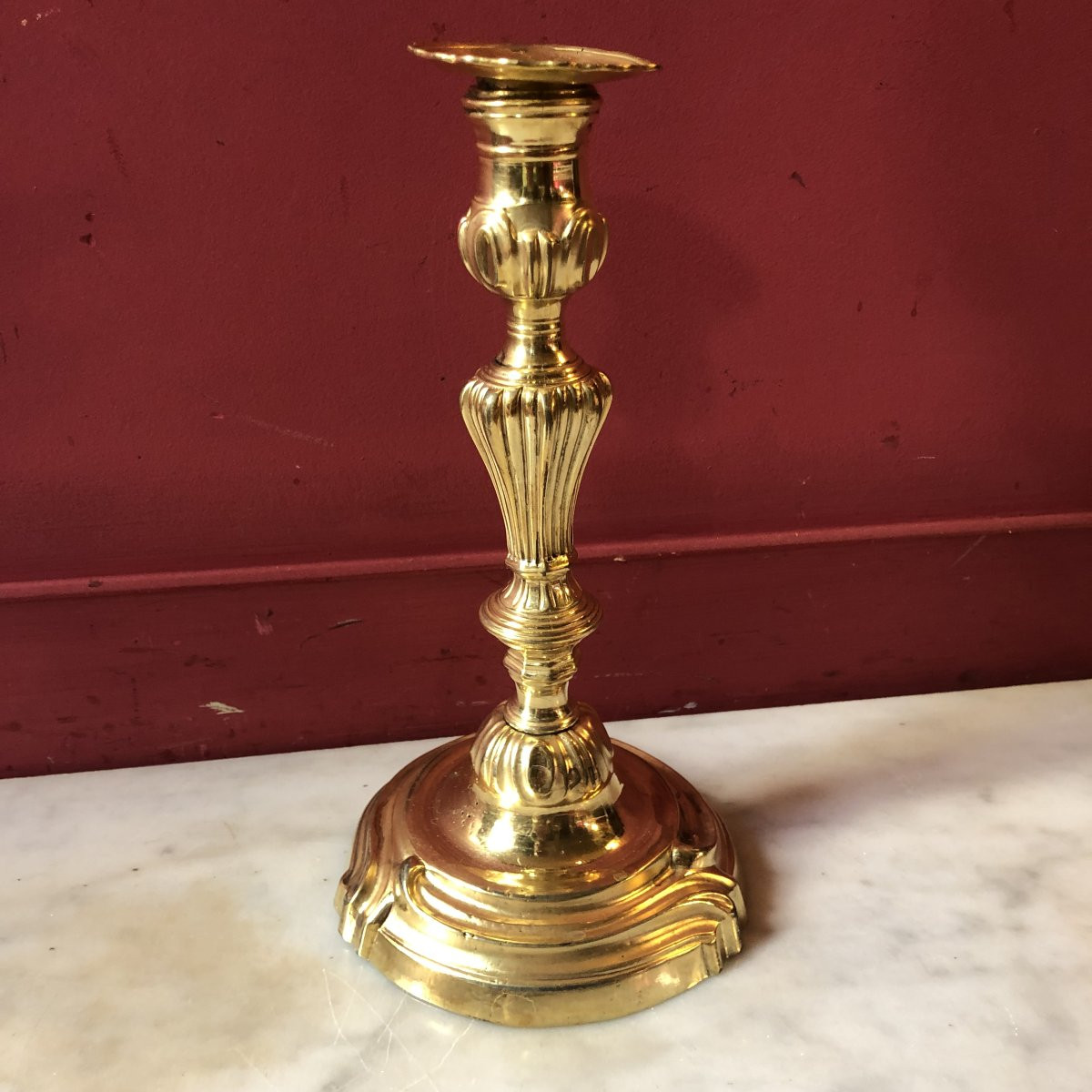 Pair Of Candlesticks, Louis XV Period-photo-2