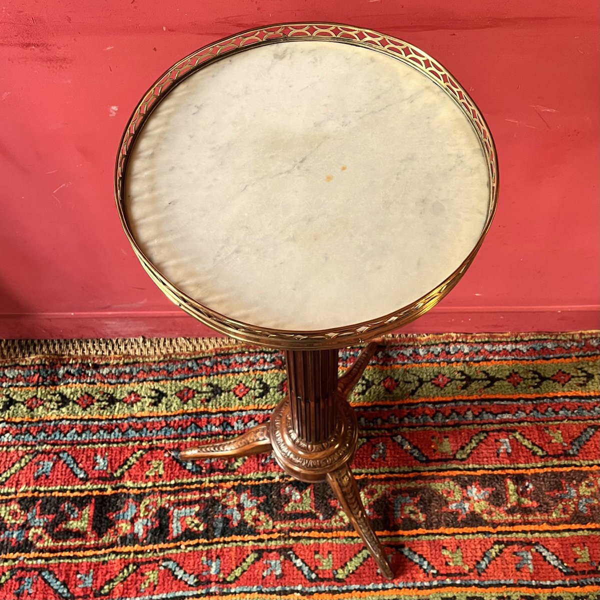 Louis XVI Period Rack-and-pinion Light Stand-photo-3