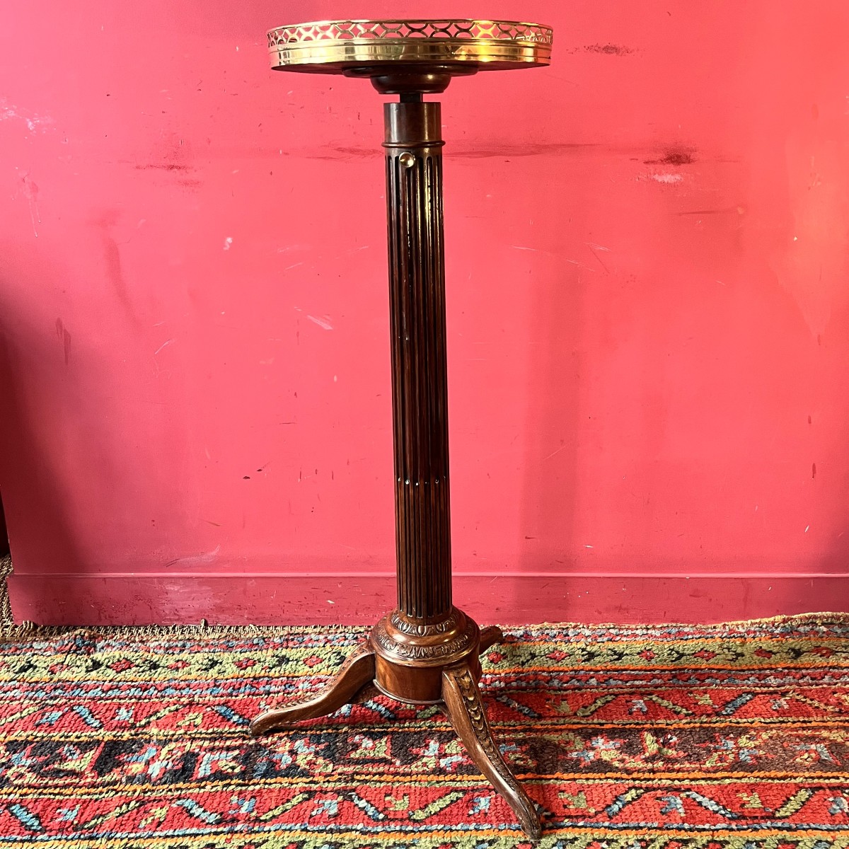 Louis XVI Period Rack-and-pinion Light Stand