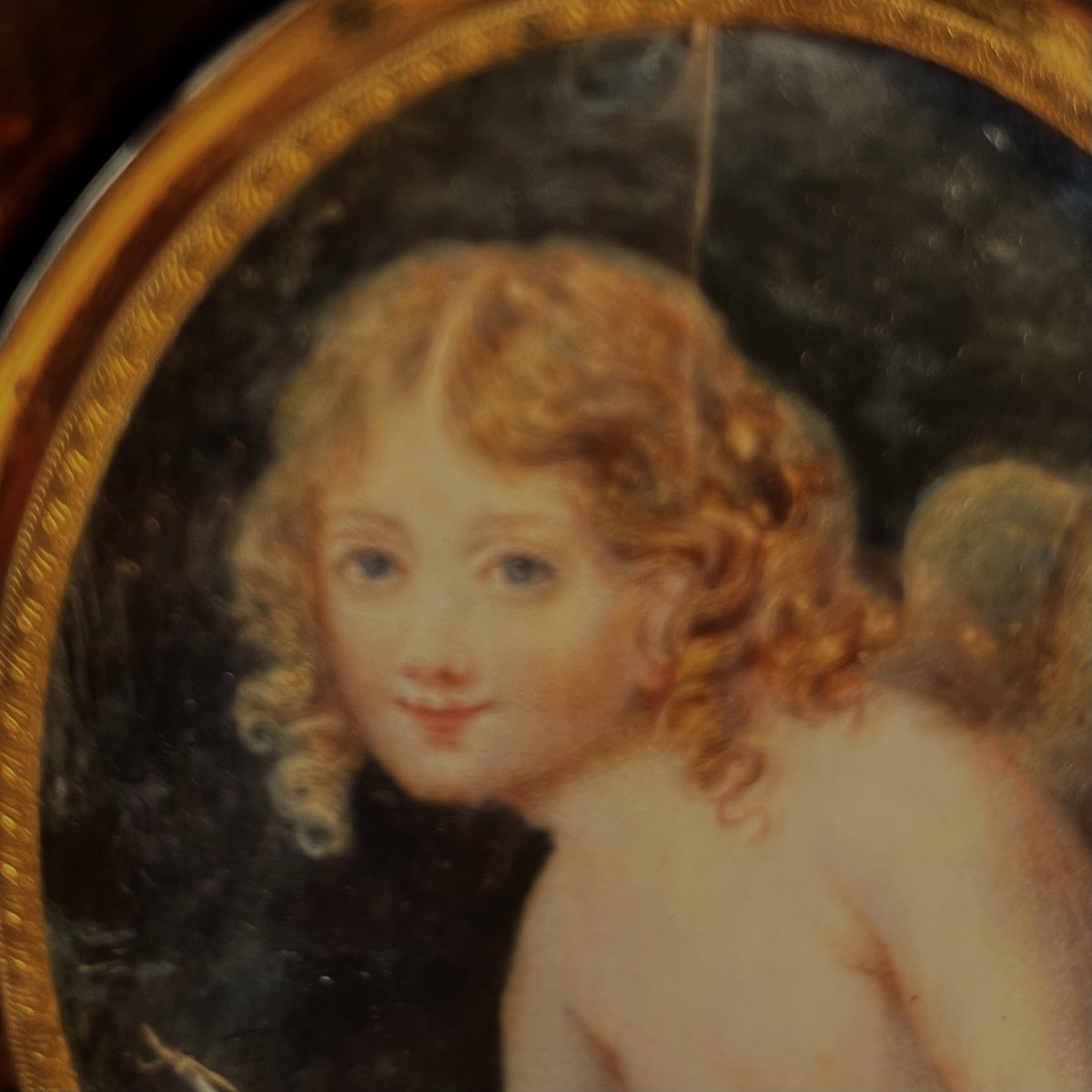 Cupidon, miniature vers 1820-photo-3