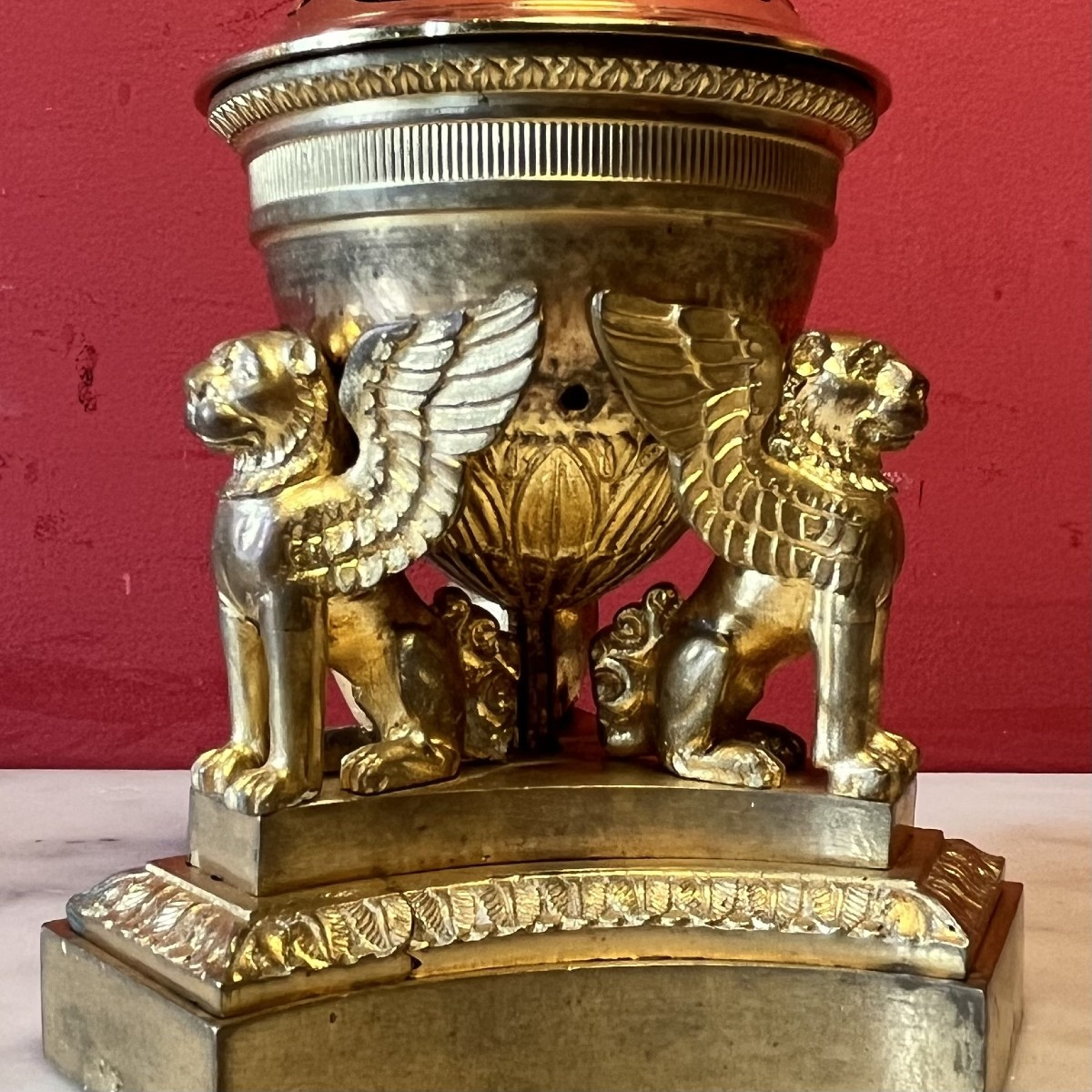 Lion Incense Burner, Circa 1830