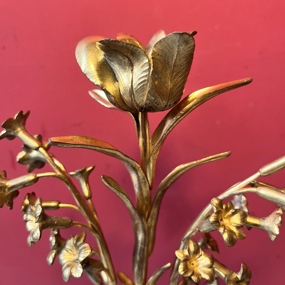 Pair Of Candlesticks With Hyacinths, Circa 1820-photo-7